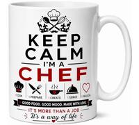 Keep Calm I’m A Chef It’s More Than A Job It’s A Way of Life Ceramic Coffee Mug Gift Mug