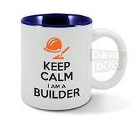 Keep Calm I'm a Builder, Building Trade, site Manager, Supervisor, Funny Ceramic Mug, Cup