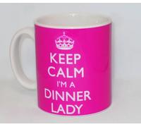 Keep Calm I'm A Dinner Lady Ceramic Mug Funny Gift