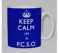 Keep Calm I'm A P.C.S.O.Mug Funny Police Community Support Officer PCSO Gift