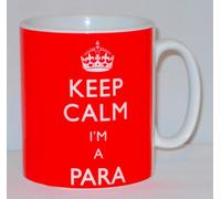 Keep Calm I'm A para Ceramic Mug Paratrooper Parachute Regiment Army Gift