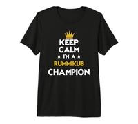 Keep Calm I'm A Rummikub Champion Funny Sport Hobby Legend Premium T-Shirt