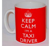 Keep Calm I'm A Taxi Driver Ceramic Mug Funny Birthday Gift