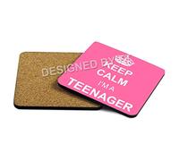Keep Calm I'm a Teenager Coaster (Pink) by FT.