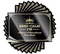 Keep Calm I'm Almost Sign for Vinyl Wall Art Funny Work Decor Mom Car Decal