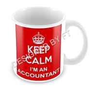 Keep Calm I'm an Accountant Ceramic White 11oz Mug by FT