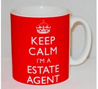Keep Calm I'm an Estate Agent Ceramic Mug Funny Gift