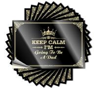 Keep Calm I'm Going to Be A Dad Large Math DIY | Cool Quote Cover Removable Vinyl Sticker Decal(12X18CM)