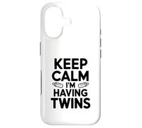 Keep Calm I'm Having Twins Pregnancy Announcement Case for iPhone 17