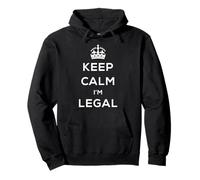 Keep Calm Im Legal Pro Immigrant Rights No Human Is Illegal Pullover Hoodie