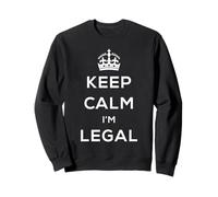 Keep Calm Im Legal Pro Immigrant Rights No Human Is Illegal Sweatshirt