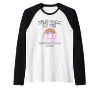 Keep Calm I'm The Gay Brother Everybody Talks About Raglan Baseball Tee