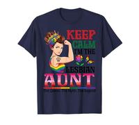 Keep Calm I'm The Lesbian Aunt Queen Myth Legend Rainbow T-Shirt