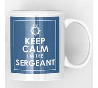 Keep Calm I'm The Sergeant - Blue Ceramic Mug New Unique Easy Gift for All Any Policeman or Woman