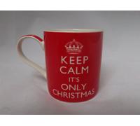 Keep Calm It's Only Christmas Mug in Attractive Gift Box
