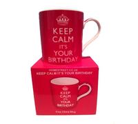 Keep Calm Its Your Birthday Fine China Mug With A Gift Box