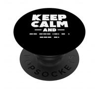 Keep Calm Morse Code Design PopSockets Adhesive PopGrip