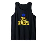 Keep Calm Moshiach is Coming Tee Chabad Lubavitch Rebbe 770 Tank Top