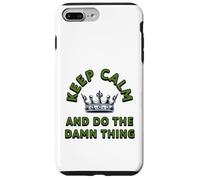 Keep Calm Motivation, Do The Damn Thing Mindset Sassy Quote Case for iPhone 7 Plus/8 Plus