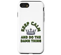 Keep Calm Motivation, Do The Damn Thing Mindset Sassy Quote Case for iPhone SE (2020) / 7/8