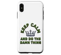 Keep Calm Motivation, Do The Damn Thing Mindset Sassy Quote Case for iPhone XS Max