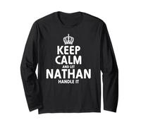 Keep Calm Nathan t-Shirt Hoodie Sweatshirt Gifts Long Sleeve T-Shirt