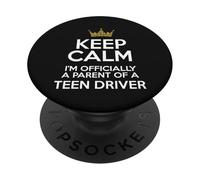 Keep Calm Parent Teenage Driver Teen Driving Drivers License PopSockets Adhesive PopGrip