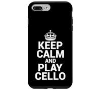 Keep Calm Play Cello Violoncello Cellist & String Virtuoso Case for iPhone 7 Plus/8 Plus