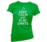 Keep Calm Play Darts Women's T-Shirt - Green 12