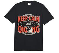 Keep Calm & Qigong Meditation Loves Chinese Martial Qigong Comfort Colors Adult Heavyweight T-Shirt