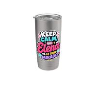 Keep Calm, que Elena ya lo tiene mirado Stainless Steel Insulated Tumbler