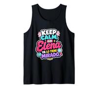 Keep Calm, que Elena ya lo tiene mirado Tank Top