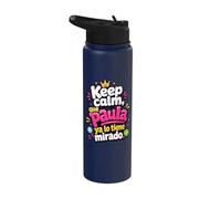 Keep Calm, que Paula ya lo tiene mirado Stainless Steel Insulated Water Bottle