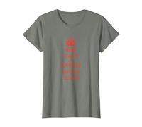 Keep Calm, Support Luton Town, The Hatters T-Shirt, Women, Olive Heather, Medium
