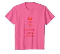 Keep Calm, Support Luton Town, The Hatters T-Shirt, Youth, Pink Heather, 4T