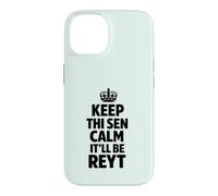 Keep Calm the Yorkshire Way Black Text Case for iPhone 14