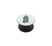 Keep Calm the Yorkshire Way Black Text PopSockets Adhesive PopGrip