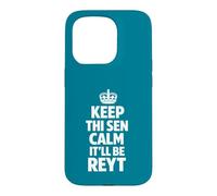 Keep Calm the Yorkshire Way White Text Case for iPhone 15 Pro