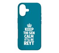 Keep Calm the Yorkshire Way White Text Case for iPhone 17