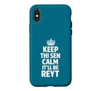 Keep Calm the Yorkshire Way White Text Case for iPhone X/XS