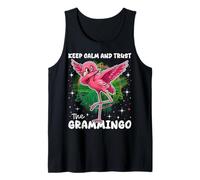 Keep Calm Trust The Grammamingo Dabbing Bird Tank Top