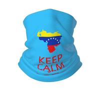 Keep Calm Un Cono Sos Venezuela Neck Warmer Washable Bandana Windproof Half Face Scarf For Skiing Climbing Sports 30X26Cm