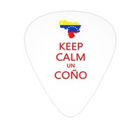 Keep Calm Un Cono SOS Venezuela Soundtrack Guitar Picks Bass Guitarist Plectrums Paddles for Playing Guitar 12 PCS