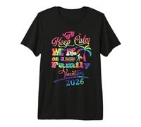 Keep Calm were On A Family Vacation 2026 Beach Premium T-Shirt