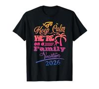 Keep Calm were On A Family Vacation 2026 Beach T-Shirt
