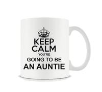 Keep Calm Youre Going to Be an Auntie Future Auntie, Pregnancy Announcement, 11oz Coffee, Tea, Ceramic Mug.