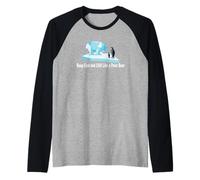 Keep Chil Land Cool Like a Polar Bear Raglan Baseball Tee