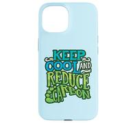 Keep Cool And Reduce Carbon Climate Change Environmentalist Case for iPhone 15