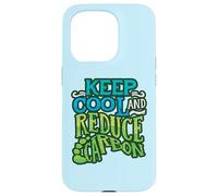 Keep Cool And Reduce Carbon Climate Change Environmentalist Case for iPhone 15 Pro