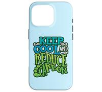 Keep Cool And Reduce Carbon Climate Change Environmentalist Case for iPhone 16 Pro